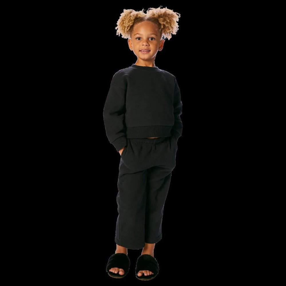 Cozi Girl's Toddlers Dolman Crew + Wide Leg 2 Pieces Set CTST004 NEW with TAGS